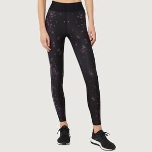 Sweaty Betty Full Length Running Leggings Size M Small Black Daisy
